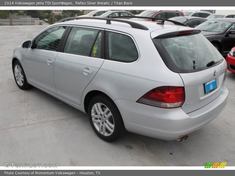 Reflex Silver Metallic / Titan Black 2014 Volkswagen Jetta TDI SportWagen