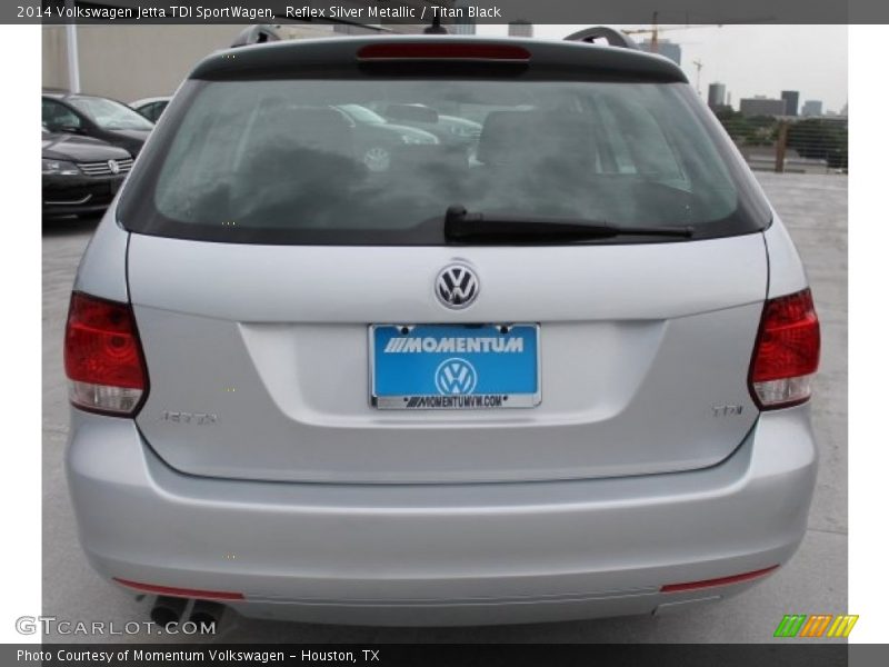 Reflex Silver Metallic / Titan Black 2014 Volkswagen Jetta TDI SportWagen