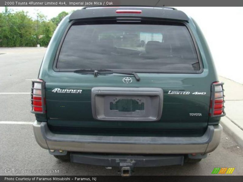 Imperial Jade Mica / Oak 2000 Toyota 4Runner Limited 4x4
