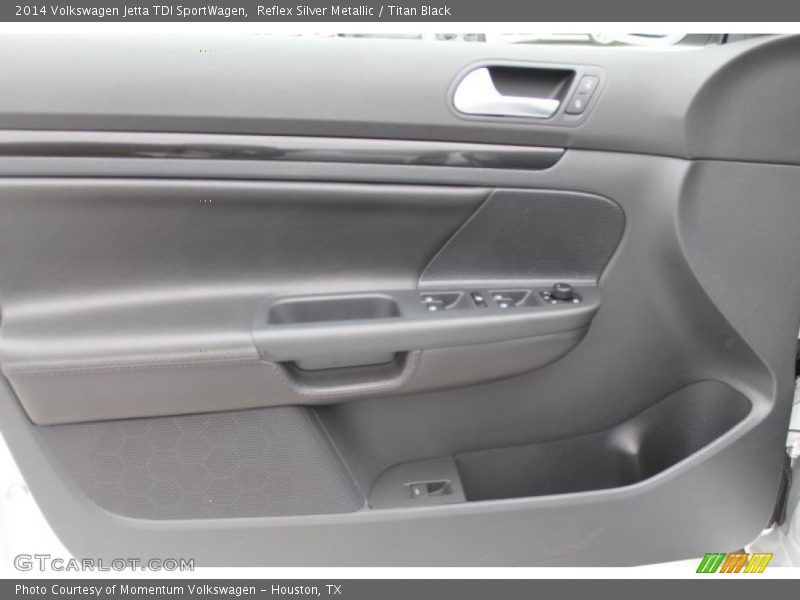 Reflex Silver Metallic / Titan Black 2014 Volkswagen Jetta TDI SportWagen