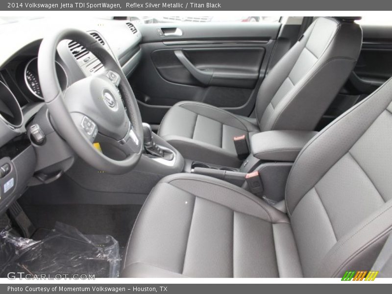 Reflex Silver Metallic / Titan Black 2014 Volkswagen Jetta TDI SportWagen