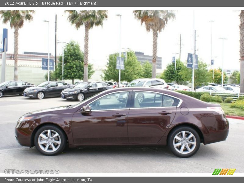 Basque Red Pearl / Parchment 2012 Acura TL 3.5