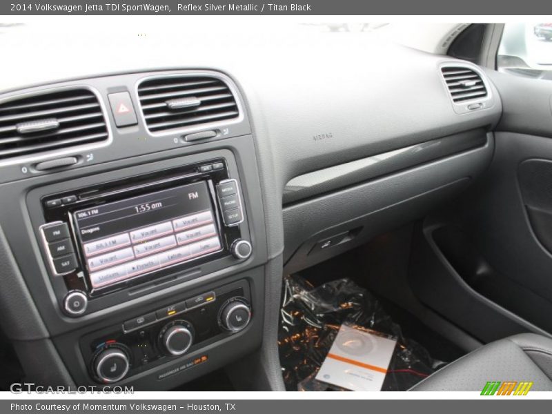 Reflex Silver Metallic / Titan Black 2014 Volkswagen Jetta TDI SportWagen