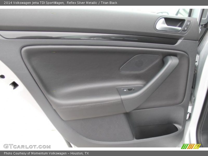 Reflex Silver Metallic / Titan Black 2014 Volkswagen Jetta TDI SportWagen