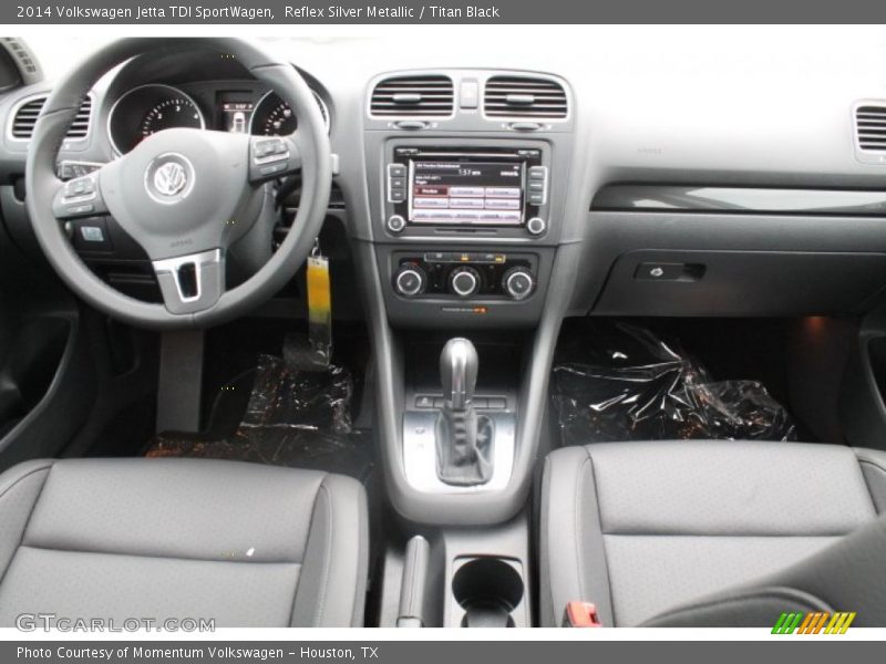 Reflex Silver Metallic / Titan Black 2014 Volkswagen Jetta TDI SportWagen