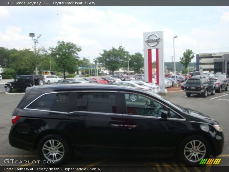 Crystal Black Pearl / Gray 2012 Honda Odyssey EX-L