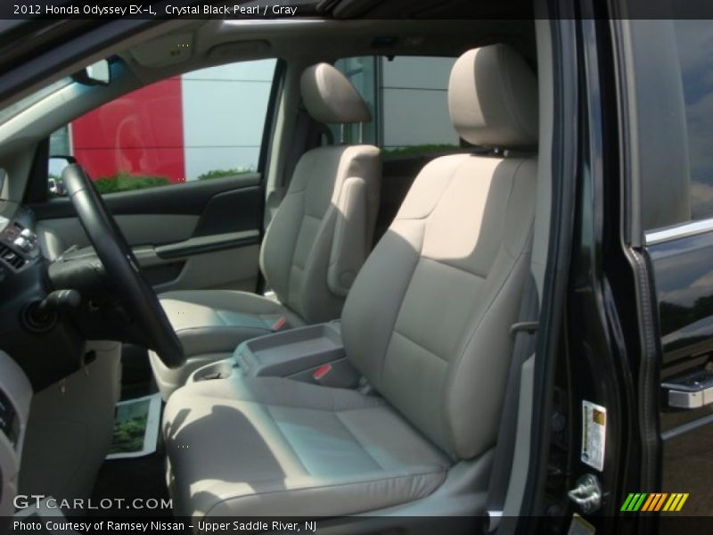 Crystal Black Pearl / Gray 2012 Honda Odyssey EX-L