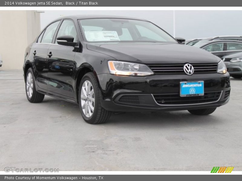 Black / Titan Black 2014 Volkswagen Jetta SE Sedan