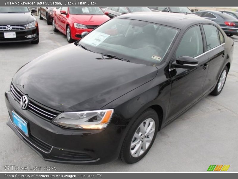Black / Titan Black 2014 Volkswagen Jetta SE Sedan