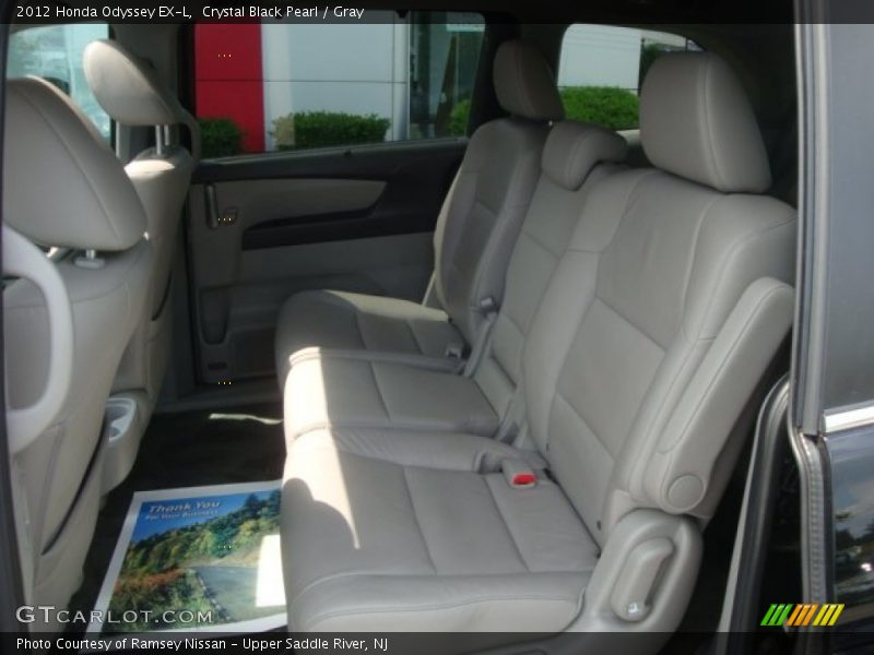 Crystal Black Pearl / Gray 2012 Honda Odyssey EX-L