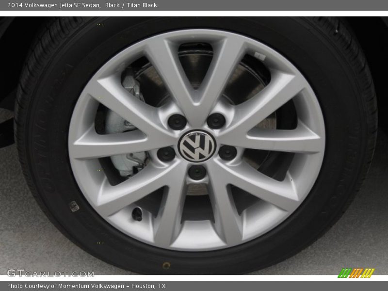 Black / Titan Black 2014 Volkswagen Jetta SE Sedan