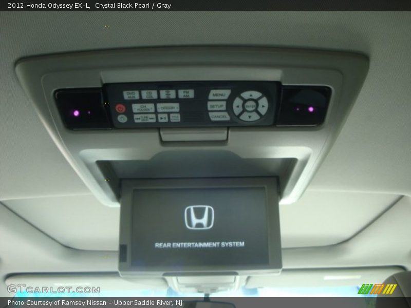 Crystal Black Pearl / Gray 2012 Honda Odyssey EX-L