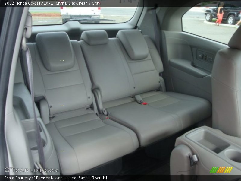 Crystal Black Pearl / Gray 2012 Honda Odyssey EX-L