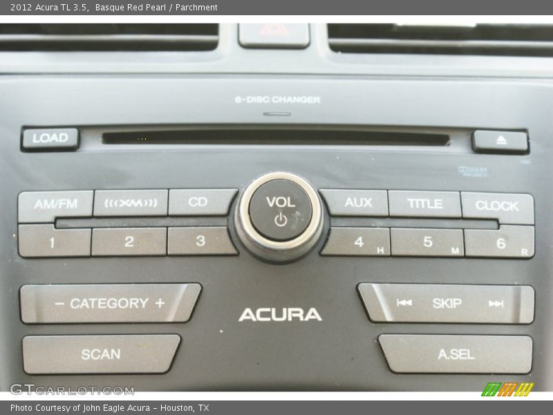 Basque Red Pearl / Parchment 2012 Acura TL 3.5