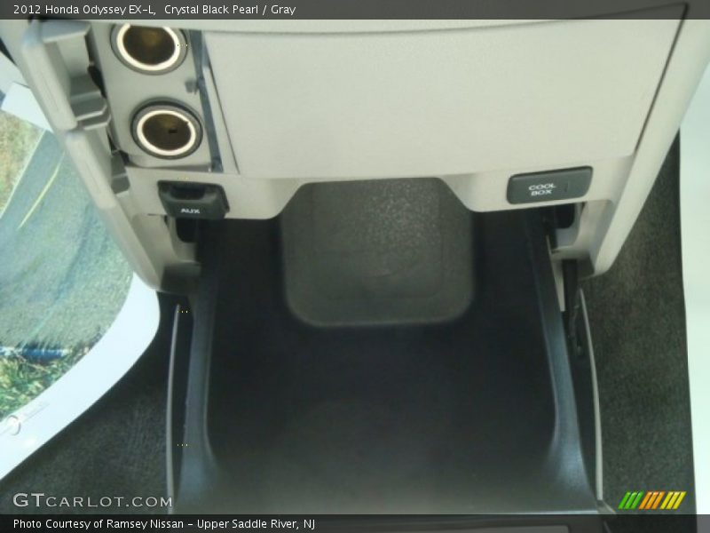Crystal Black Pearl / Gray 2012 Honda Odyssey EX-L