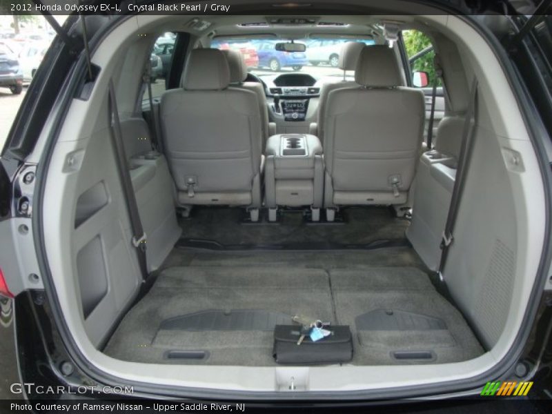 Crystal Black Pearl / Gray 2012 Honda Odyssey EX-L