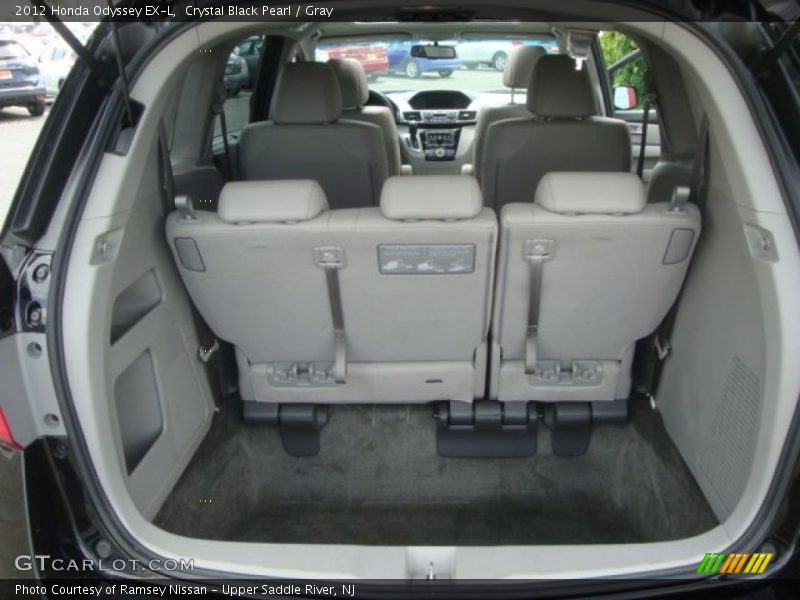 Crystal Black Pearl / Gray 2012 Honda Odyssey EX-L