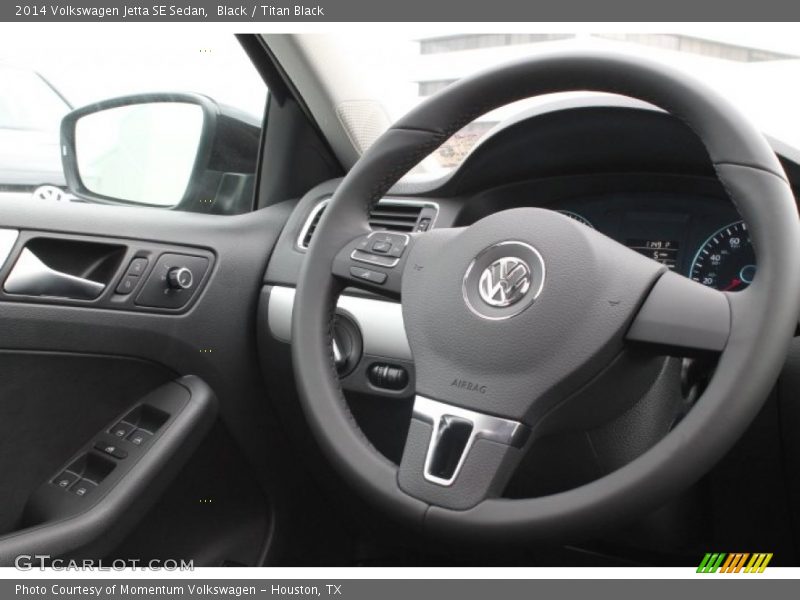 Black / Titan Black 2014 Volkswagen Jetta SE Sedan