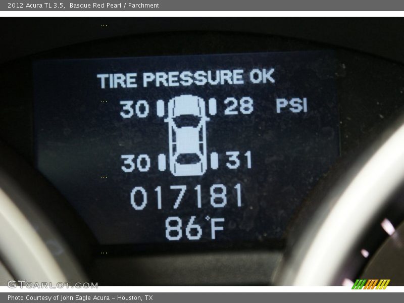 Basque Red Pearl / Parchment 2012 Acura TL 3.5