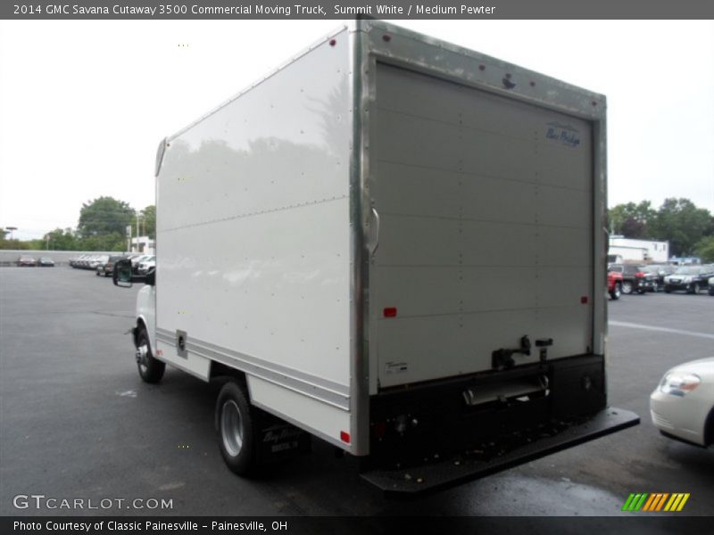 Summit White / Medium Pewter 2014 GMC Savana Cutaway 3500 Commercial Moving Truck