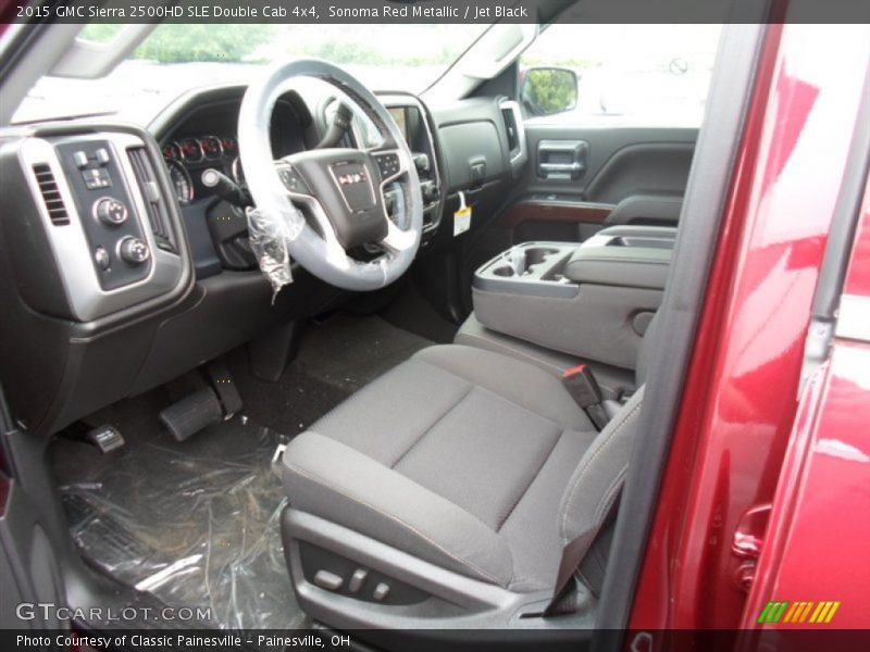 Sonoma Red Metallic / Jet Black 2015 GMC Sierra 2500HD SLE Double Cab 4x4