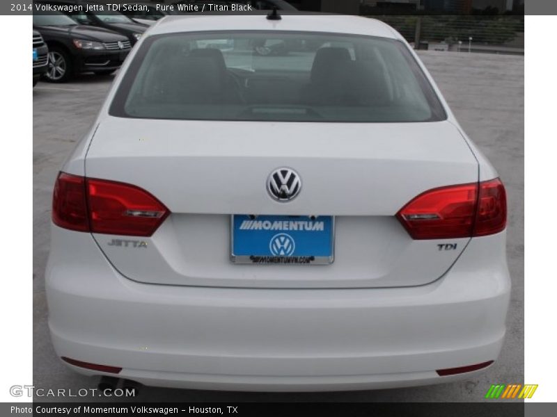 Pure White / Titan Black 2014 Volkswagen Jetta TDI Sedan