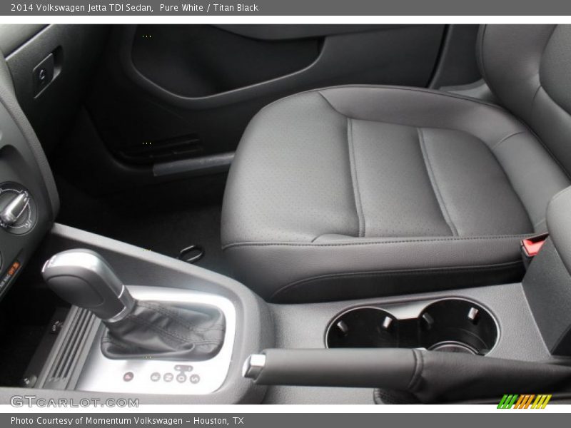 Pure White / Titan Black 2014 Volkswagen Jetta TDI Sedan