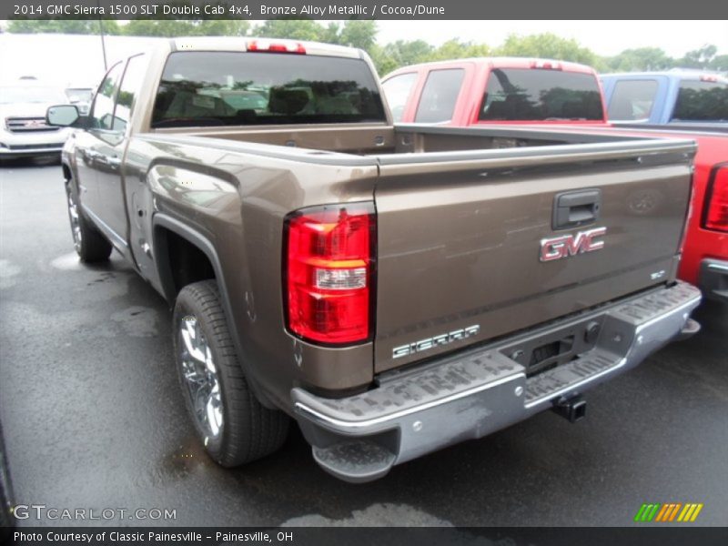 Bronze Alloy Metallic / Cocoa/Dune 2014 GMC Sierra 1500 SLT Double Cab 4x4