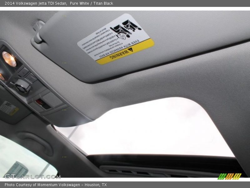 Pure White / Titan Black 2014 Volkswagen Jetta TDI Sedan