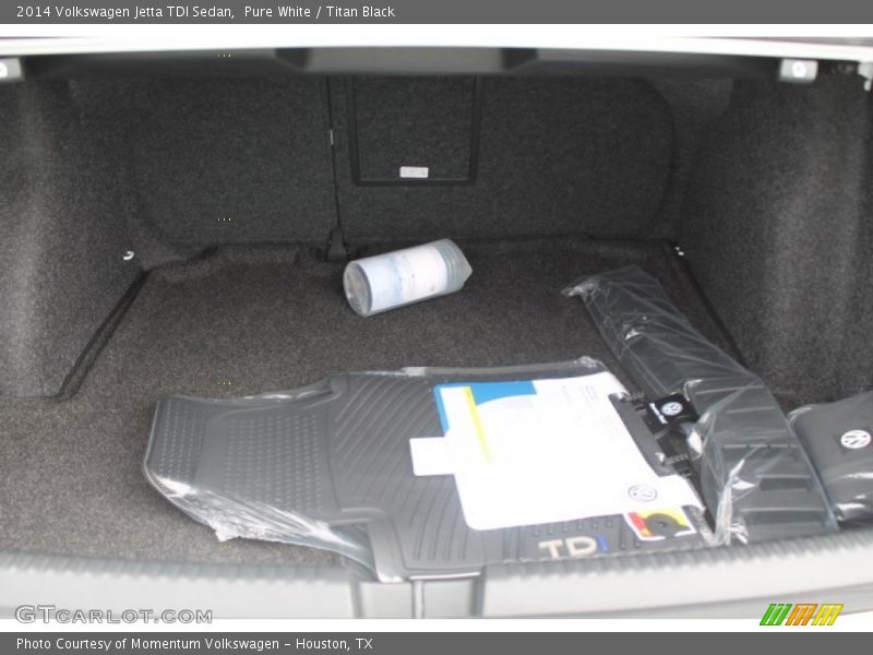 Pure White / Titan Black 2014 Volkswagen Jetta TDI Sedan