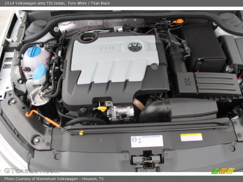 Pure White / Titan Black 2014 Volkswagen Jetta TDI Sedan