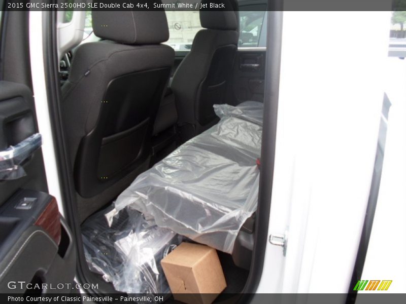 Summit White / Jet Black 2015 GMC Sierra 2500HD SLE Double Cab 4x4