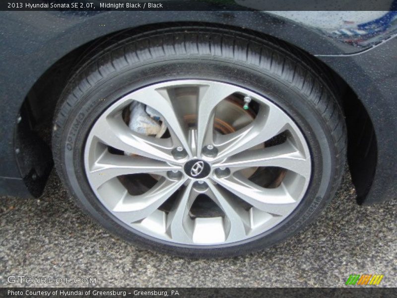 Midnight Black / Black 2013 Hyundai Sonata SE 2.0T