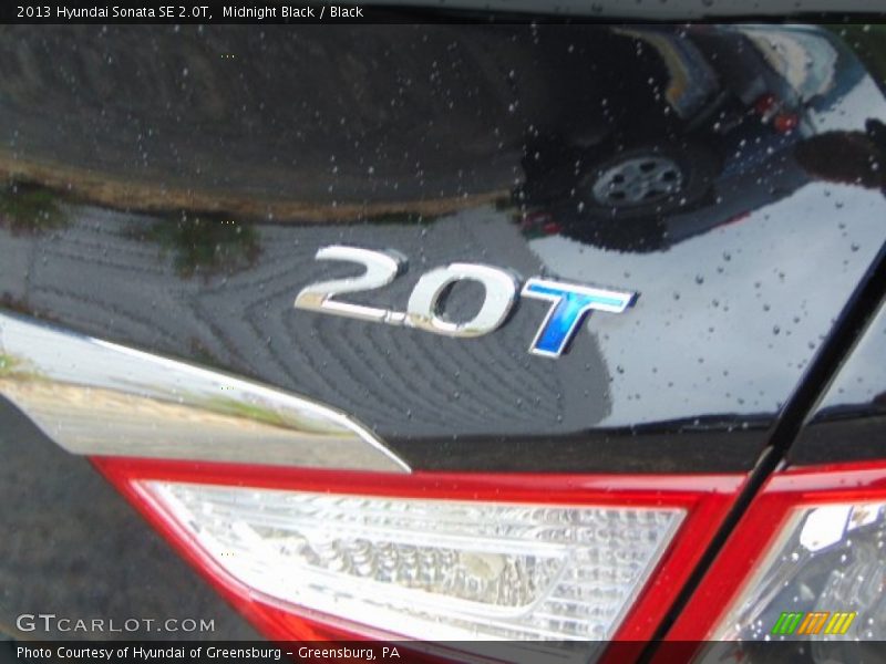 Midnight Black / Black 2013 Hyundai Sonata SE 2.0T