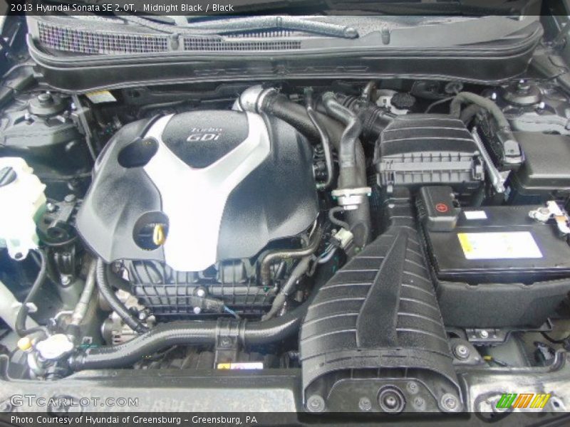 Midnight Black / Black 2013 Hyundai Sonata SE 2.0T