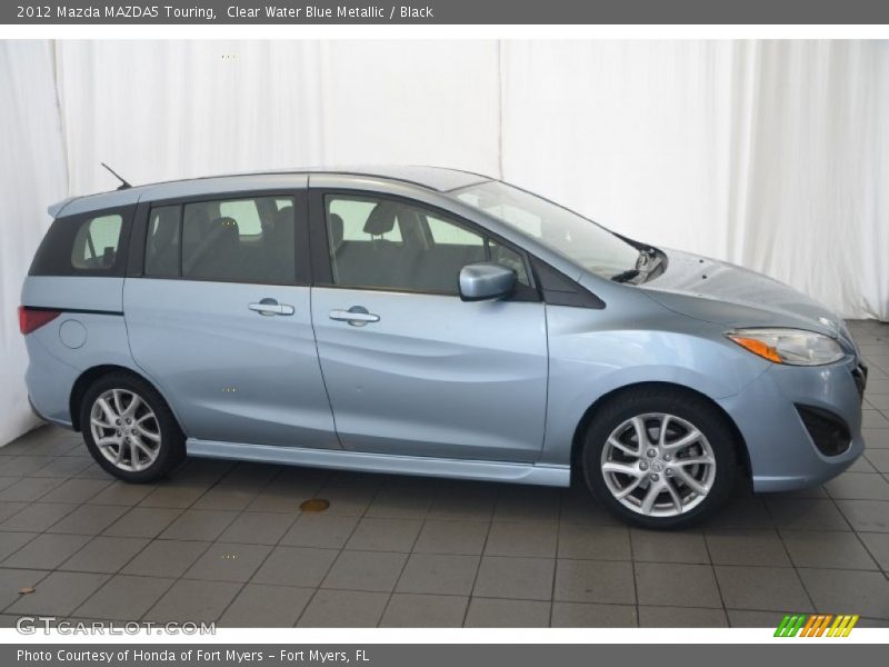 Clear Water Blue Metallic / Black 2012 Mazda MAZDA5 Touring