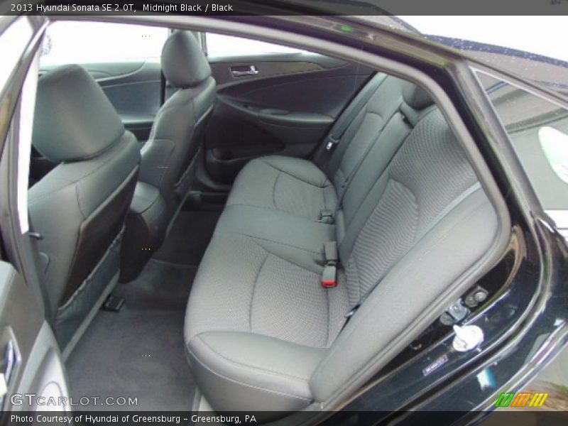 Midnight Black / Black 2013 Hyundai Sonata SE 2.0T