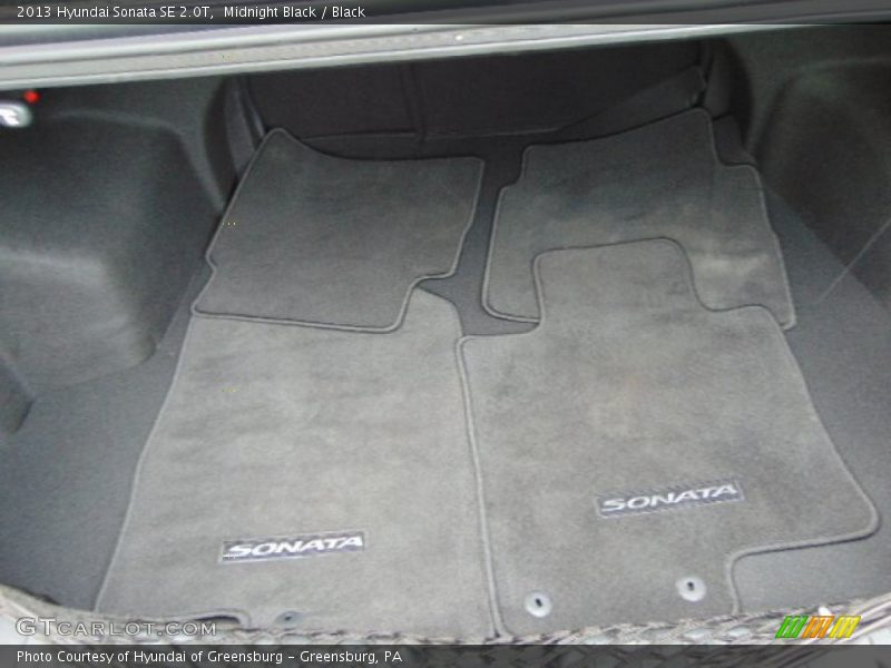 Midnight Black / Black 2013 Hyundai Sonata SE 2.0T