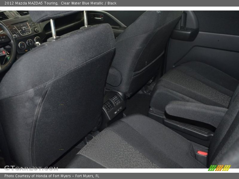 Clear Water Blue Metallic / Black 2012 Mazda MAZDA5 Touring