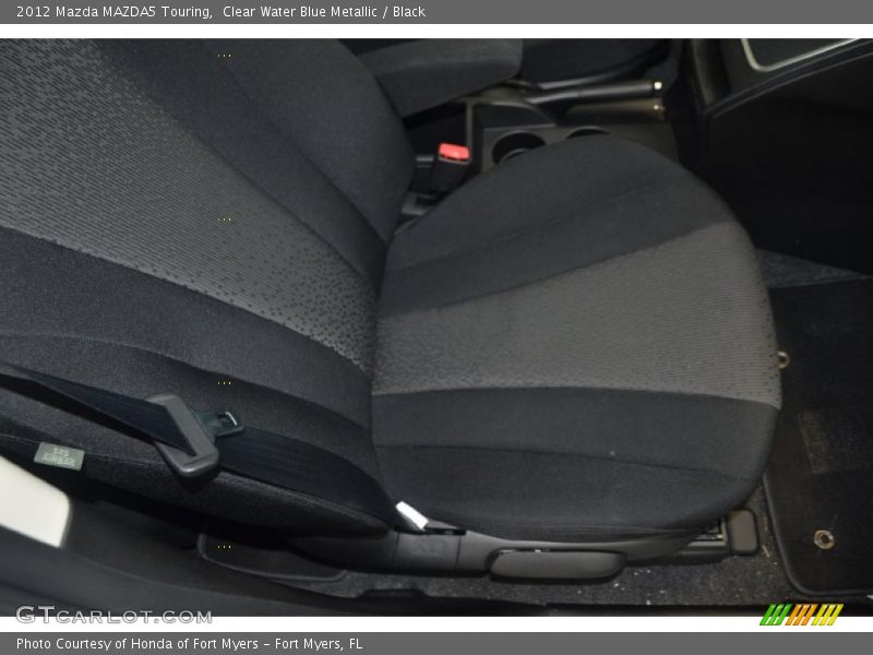 Clear Water Blue Metallic / Black 2012 Mazda MAZDA5 Touring