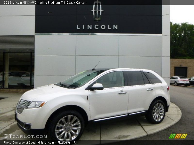White Platinum Tri-Coat / Canyon 2013 Lincoln MKX AWD