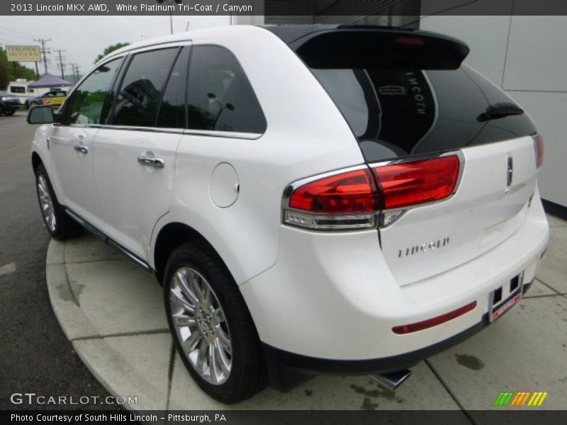 White Platinum Tri-Coat / Canyon 2013 Lincoln MKX AWD