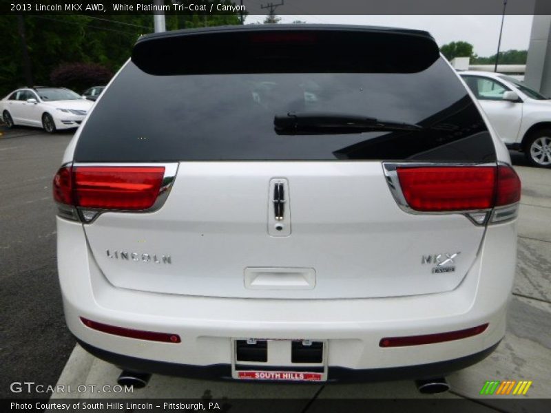 White Platinum Tri-Coat / Canyon 2013 Lincoln MKX AWD