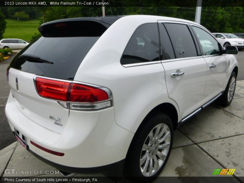 White Platinum Tri-Coat / Canyon 2013 Lincoln MKX AWD