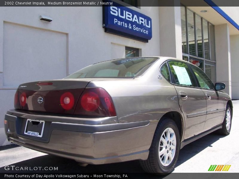Medium Bronzemist Metallic / Neutral 2002 Chevrolet Impala