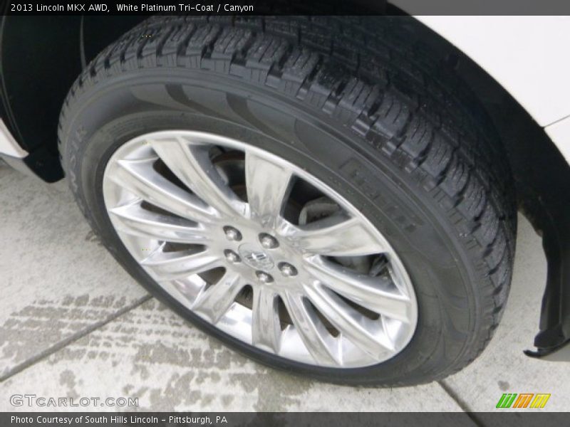 White Platinum Tri-Coat / Canyon 2013 Lincoln MKX AWD