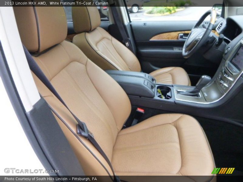 White Platinum Tri-Coat / Canyon 2013 Lincoln MKX AWD