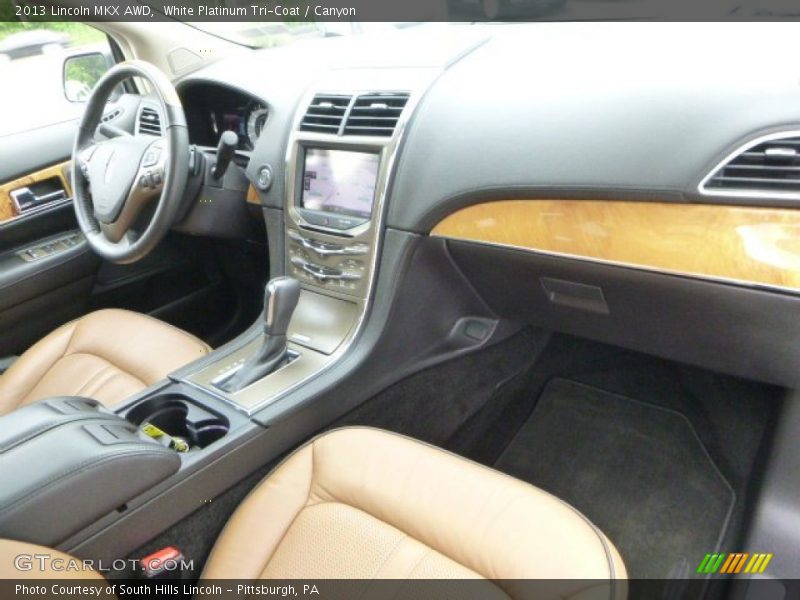 White Platinum Tri-Coat / Canyon 2013 Lincoln MKX AWD