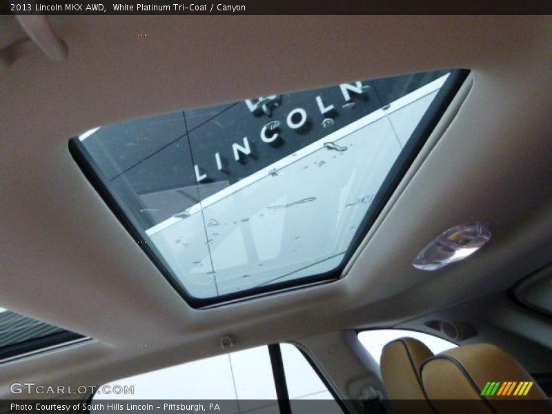 White Platinum Tri-Coat / Canyon 2013 Lincoln MKX AWD