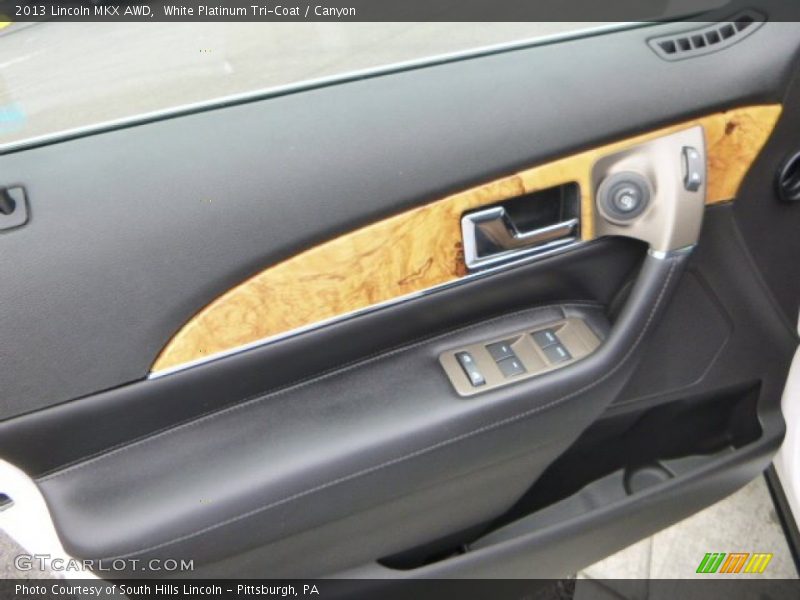 White Platinum Tri-Coat / Canyon 2013 Lincoln MKX AWD